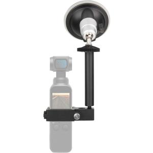 Camera Suction Mount, 3/8 & 1/4 Car Bracket Windshield Mount Bracket Suction Cup Holder, Camera Stand for DJI OSMO Pocket/Pocket 2 Camera