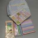 PPeen Bible Cover Case for Women Large Bible Cover Bag Quilted Bible Carrying Case for Girls Bible Study Supplies Accessories Christian Gifts for Women (Blue Gingham, Large)