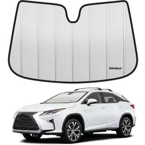 Custom Fit 2016-2022 RX Windshield Sun Shade for Lexus RX 2016 2017 2018 2019 2020 2021 2022 - Upgraded 6-Layer Triple Laminate Core Front Window Shade with Storage Bag