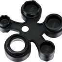 Enhon 13 in 1 Faucet Aerator Removal Tool, Metal Aerator Key Wrench for Hidden Threaded TF, TJ, TT, JR, STD and Cut Side/Round with Housing M16 M18 M20 M22 M24 M28 (Black Mist)