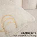 Tosleo Halloween Throw Pillow Covers 12x20 inch Set of 2 White Sequin Embroidery Pumpkins Pillow Cases Thanksgiving Home Party Pumpkin Fall Decor Plush Pillowcases Cushion Covers