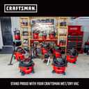 CRAFTSMAN CMXZVBE38759 2-1/2 in. x 20 ft. POS-I-LOCK Wet Dry Vac Hose Attachment Kit, Industrial-Grade Shop Vacuum Replacement Hose, Fits Most Wet/Dry Vacuums with a 2-1/2 in. Diameter