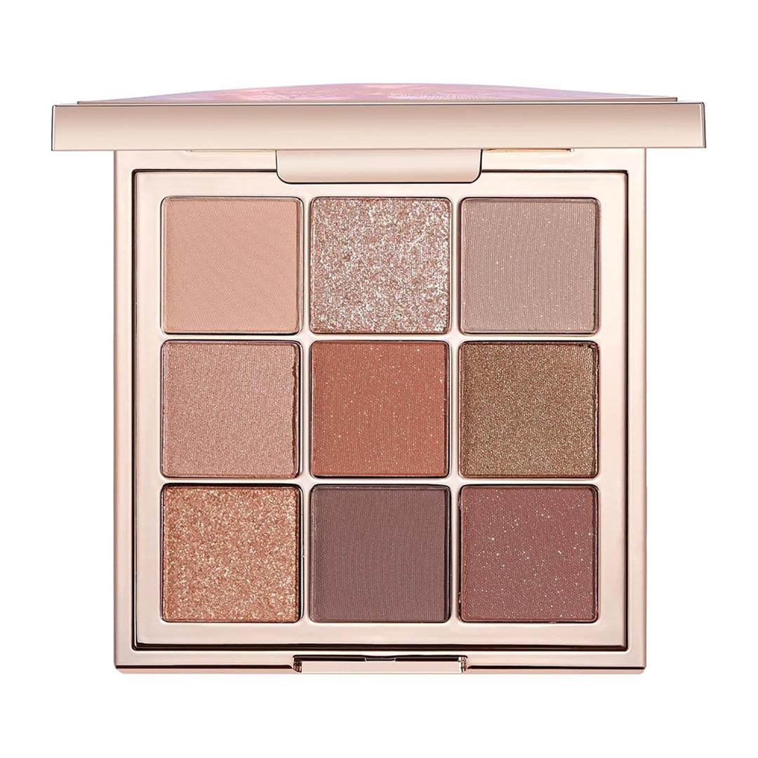 9 Colors Eyeshadow Palette, Matte & Shimmer & Glitter Eye Shadow, Highly Pigmented Silky Smooth Powder Waterproof Long Lasting Makeup Palettes 