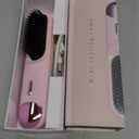 2025 New Upgraded Cordless Hair Straightener Brush 300 Million Negative Ionic Portable Hair Straightener Comb for Women with 4 Temps Fast Heating MCH Ceramic Coating Smooth Frizz - Free Hair