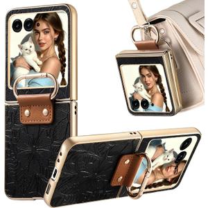 for Motorola Razr 2026 / Razr 2025 Case with Ring Holder HYY Black