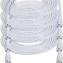 SinLoon UL-LP Certification T5 T8 LED Lamp Connecting Wire for Ceiling Lights - Daylight Integrated Tube Cable Linkable Cords for Lamp Holder Socket Fittings (9.8FT/3M, 1 Pack)