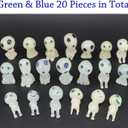 Fairy Garden Accessories Tree Elves Glow in Dark Garden Alien Decor Miniatures Luminous Ghost kit for Micro Landscape Garden Decoration Outdoor Status Patio Lawn Yard Kit