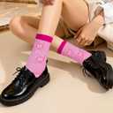 Birthday Gifts - Birthday Gift Ideas for Men Women Him Her Boys Socks,Stocking Stuffers,Warm Cozy Gift Ideas (Pink)