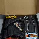 Slot Car Race Track Sets, Slot Cars - Electric Race Car Track Set, 4 High Speed Cars Tracks for Kids, Remote Control Car, Gifts Toys for Boys - 115' Racetrack