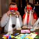 M AMFEOV 36 Pcs Valentines Day Gifts for Kids, Valentines Day Cards School Classroom with Finger Lights