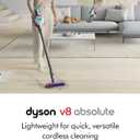 Dyson V8 Absolute Vacuum, Silver/Nickel 