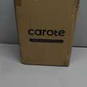 CAROTE 14 Pieces Knife Set with Block, Forged, High Carbon Stainless Steel Sharp Blade Block Knife Set, Dishwasher Safe Cutlery, Cream