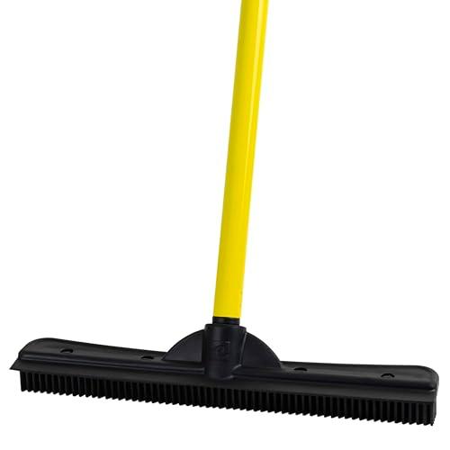 Amazon.com: FURemover Original Pet Hair Rubber Broom with Squeegee, with 58" Telescopic Handle for Carpet, Tile and Hardwood : Everything Else