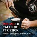 Death Wish Coffee Instant Dark Roast Coffee Packets, Bold & Intense Blend of Arabica & Robusta Beans, USDA Organic, 5 Count (EXP 02/19/29)