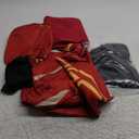 Anime Costume Cosplay Outfit Cloak Cap Suit with Wig (Large, Red)