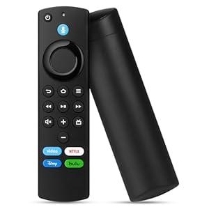 Replacement Remote Control for Fire AMZ Smart TV Stick(2nd/ 3rd Gen), TV Cube, TVs Stick 4K/ Lite/ 4K Max, for Smart TV (3rd Gen), and for Insignia/ Toshiba Smart TVs