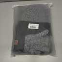 Winter Hats Scarf Set for Men Touchscreen Gloves Warm Knit Beanie Hat Scarves with Fleece Lined Cap (Gray)