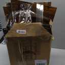 4 Tier Coffee Bar Station, Corner Bakers Rack with 5 Hooks & Wire Basket, Coffee Maker Stand for Small Space, Kitchen Storage Shelf for Entryway, Living Room, Caf, Black, 16.5"x13"x47.8"