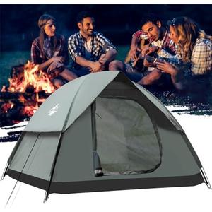 2-3 Person Camping Tent, Tents for Camping with Removable Rainfly, Family Dome Easy Set Up Tent, Lightweight Tent for Camping, Traveling, Hiking, Outdoor