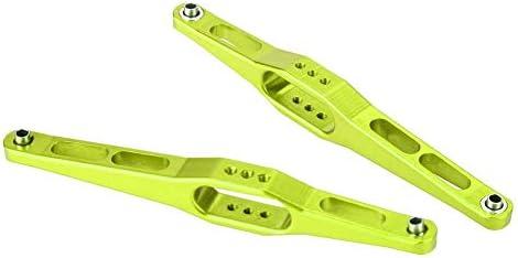 Rear Suspension Arm, Durable Metal 2pcs Set Rear Trailing Arms for RC Car Enthusiasts Off-Road Racing and Track Performance(Green 0023G)