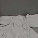 Tbahhir Women's Blazer Suits 2 Piece Sets Pants Sexy V Neck Ruffle Business Casual Bodycon Outfits Clubwear, XL