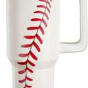 40oz Baseball Tumbler Baseball Gifts Stuff for Men Women Gift for Coach Lovers Fan Mom Stainless Steel Cup