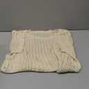 Alsol Lamesa  Womens Tops 2025 Trendy Summer Shirts Crochet Cap Sleeve Knitted Sweater Beach Vacation Clothes Fall Fashion Outfits,XL