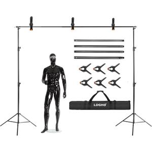 8.5 X 10FT/2.6 X 3M Background Stand Support System Kit with Carrying Case for Clamps and Canvas,for Photo Video Shooting