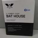 BIGBATBOX - Bat House for Outdoors - Clean Your Backyard from Mosquitoes - Wooden Bat House Kit - with Our Proven Bat Box Design, You are Almost to Attract Bats! WildYard