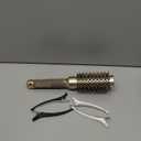 AIMIKE Round Brush for Blow Out, Small Round Hair Brush Nano Thermal Ceramic & Ionic Tech, for Blow Drying & Styling, Curling and Shine - 2.4 inch Barrel w/Boar Bristles