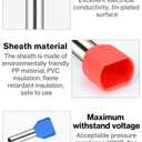 Lytool Wire-Ferrule Kit 1200pcs:Ferrule-Connectors, Double Ferrules Terminal Set, Insulated Ferrule Crimp Pins, Single Line Ferrules and Twin Wire Ferrule Set, AGW 23-6