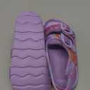ChayChax Toddler Boys Girls Double Buckle Sandals Children's Adjustable Back Strap Water Sandal (Purple Tie Dye)