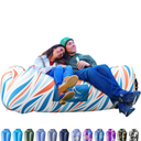 AlphaBeing Inflatable Lounger Beach Chair Accessories, Air Sofa Hammock Inflatable Couch for Camping Backyard Lakeside with Compression Sacks, Ideal Outdoor Gifts for Adults
