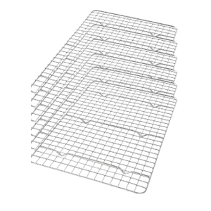 Stainless Steel Cooling Rack Size -Medium, 10 x 16 Inches, Dishwasher-Safe, Oven Safe, Cookie Cooling Racks for Baking & Cooking - Pack of 5