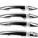 8Pcs 4 Door Handle Cover Compatible with Hyundai Solaris Verna Accent 2012 2013 2014 2015 2016 2017 Exterior ABS Molding Protector Trim (Chrome Plated)