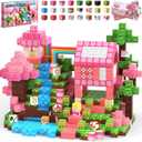 Magnetic Blocks 100PCS for 3+ Year Old Girls, Toddler - STEM Sensory Building Toys, Princess Gifts, Kids Magnet Game,Style O