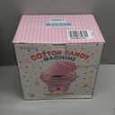 Cotton Candy Machine, Mini Cotton Candy Maker for Kids, Pink Vintage Candy Maker for Christmas Gift, Home, Birthday Family Party, Includes 20 Cotton Candy Sticks & Sugar Scoop