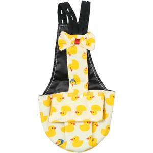 BestParts Adjustable Diaper Waterproof Reusable Diapers, Cloth Diaper Wearable Poultry for Farm Pet Goose, Pet Duck,Pet Chicken, (Yellow Duck, S(0.55-1.65pounds), 1, Count)