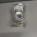 2 x XIKE 2 Set 2.72" OD Trailer Bearings Dust Cap Grease Cap with Rubber Plugs, Fits Trailer Wheel Hub 7,000 to 8,000 lb Axles. (Blue)