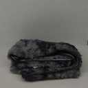 Isdook Plush Area Rug Fluffy Carpet for Living Room Non-Slip Shag Fuzzy Rug for Nursery Tie-Dyed Blue Grey 4x6 Feet
