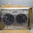 Radiator Shroud Fan for 1983-1996 1995 Ford F150 F250 F350 F59 6.9L 7.3L V8 Electric Fan with Relay kit