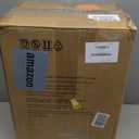 iTouchless 13 Gallon Oval Sensor Trash Can with Odor Filter, 50 Liter Automatic Kitchen Garbage Bin, Fingerprint-Proof Stainless Steel, Smart Hands-Free Motion Lid, Quiet Soft-Close, Brushed Silver (Light Silver, Black)