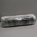 Nuanchu 2 Pcs Halloween Door Mat Combo Set Ghost Coir Non Slip Welcome Mat 28" x 43" Black and White Buffalo Plaid Rug for Halloween Front Porch Entryway Decor