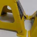 YELLOW JACKET Car Jack Stands 3 Ton with Double Locking and Large Foot Base for Lifting SUVS, Heavy Duty Steel, 6600 lb Capacity, 1 Pair, Yellow