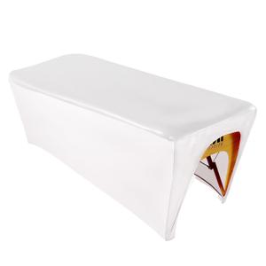 White Lash Bed Cover, Waterproof Massage Table Cover, Wipeable PU Leather Comfortable Spa Bed Cover, Reusable for Fits Beds Massage Tables