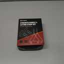 FitBeast Aluminum Exercise Handles & Lifting Straps Set - Replacement Gym Handles for Cables Machine, Pulley System, Strength Trainer, Pull Down Workout Handles, Pilates, Home Gym Cable Attachments (Black)