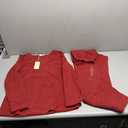 Ekouaer Women's Pajamas Set 2 Piece Fuzzy Lounge Set Long Sleeve Sleepwear Fall Winter Loungewear Outfits Matching Clothe, S