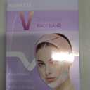 ROWMATE V Line Lifting Mask Chin strap for sleeping, V Line Lifting Mask for Women, Jaw Exerciser，Medium, LightPink