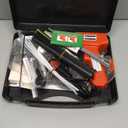 Upgraded 220W Plastic Welder, 2 in 1 Plastic Welding Kit Plastic Repair Welder Kit 1000PCS Hot Stapler Soldering Gun with 100PCS Plastic Welding Rods Car Bumper Repair Kit for Most Plastic Repair