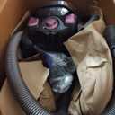 Canister Vacuum Cleaner, 32Kpa 1600W Cyclon Power Bagless Canister Vacuum Cleaners for Home, 3.7QT Large Dust Cup, Lightweight Vac for Hard Floors, Carpets, Pet Hair, Pink